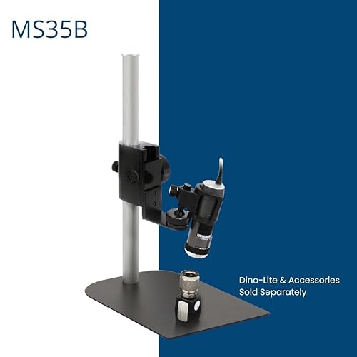 Miniatura 4 de Dunwell Tech, Inc MS35B Soporte Vertical con Ajuste de Enfoque - 8.07" x 4.92" x 12" - Diseñado para Dino-Lite