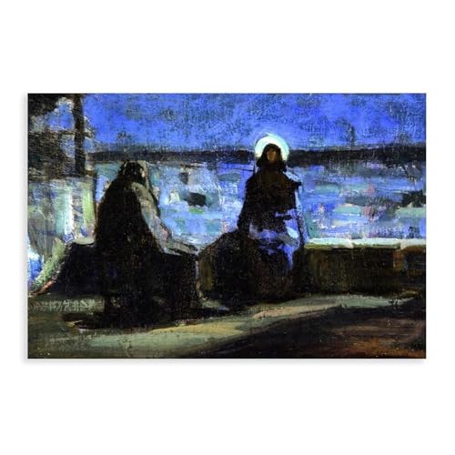 Study for Nicodemus Visiting Jesus Henry Ossawa Tanner Poster Print
