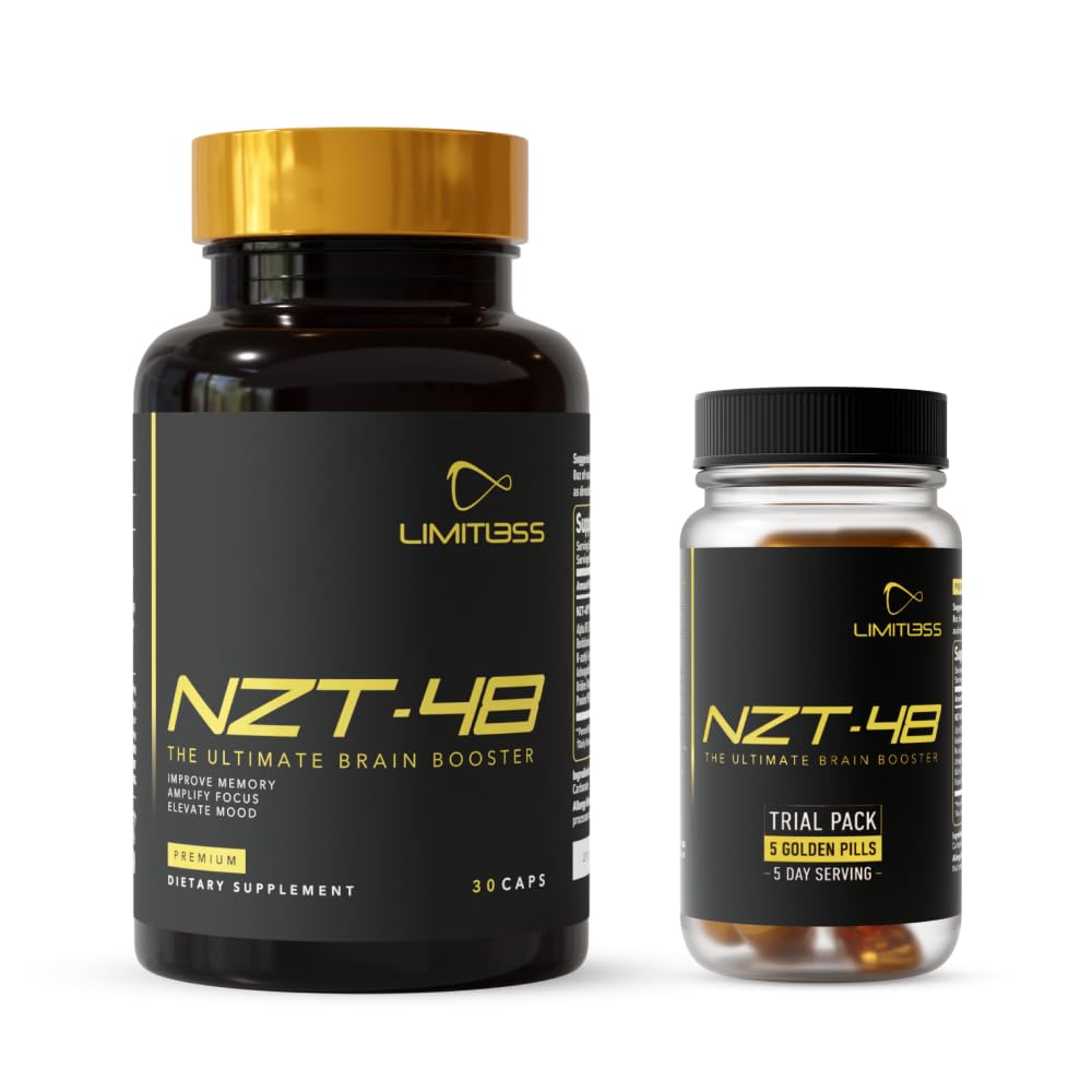 Buy NZT-48 Premium - Nootropic - Brain Supplement for Memory + Focus ...