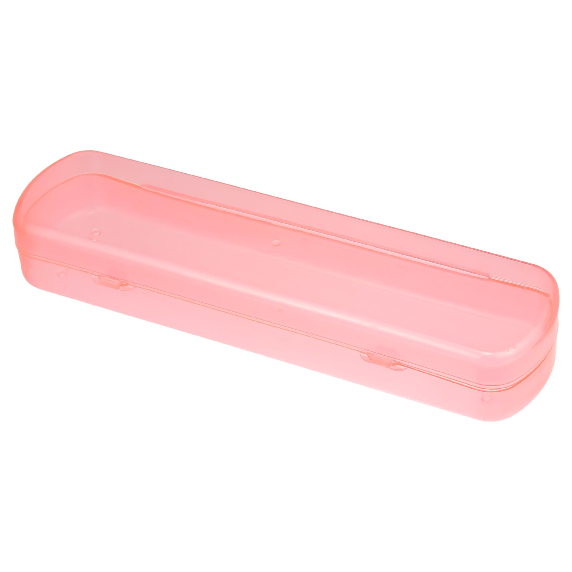 VOCOSTE Toothbrush Travel Case, Plastic, Lightweight, Pink, 2.17"x1.38"x8.07"