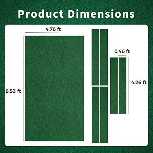 Aiotvei Billiard Cloth-8.5Ft Beginners Pool Table Felt Cloth For 8Ft Pool Tables, Nylon & Felt Blended Billiard Protector With 6 Cloth Strips, Used For Home, Clubs, Bars #TOP4