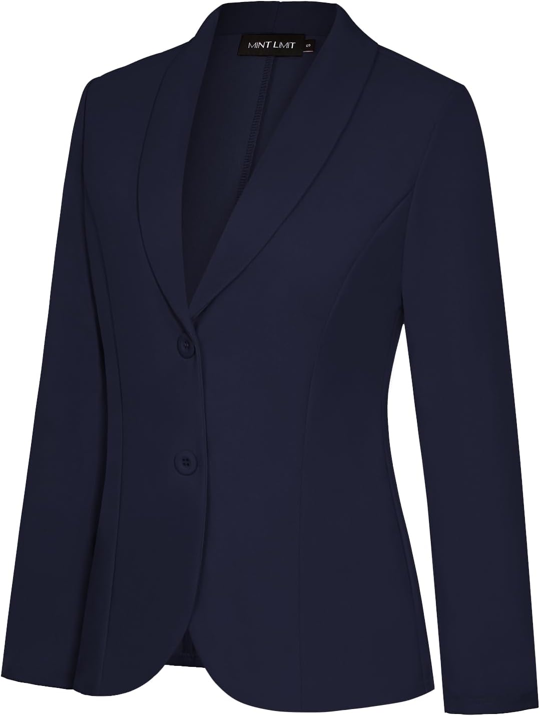 MINTLIMIT Womens Blazer Long Sleeve Shawl Lapel Business Work Blazers Button Open Front Casual Office Jackets