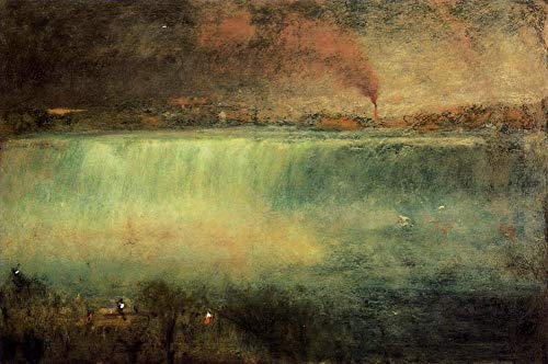 Peinture à l'huile des Chutes du Niagara par George Inness sur toile d'art