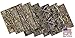 Craftopia Camo Vinyl for Cricut Self Adhesive Sheets |6 and 1 Bonus Pack| Camo HTV Heat Transfer Vinyl Permanent, Silhouette Cameo, Craft Cutters, Plotters, Letters, Decals