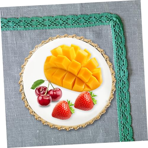 Assiette Céramique Blanche liseré d'or pour sublimer vos dîners - 3