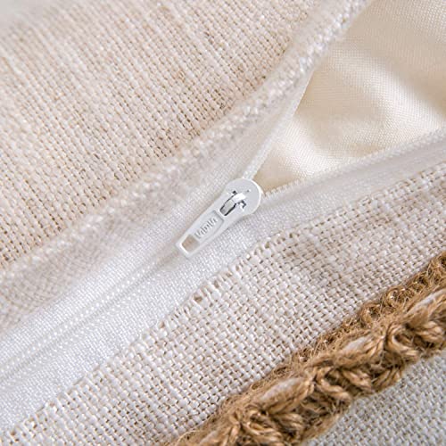 Phantoscope-Pack-of-2-Farmhouse-Modern-Fall-Decorative-Throw-Pillow-Covers-Burlap-Linen-Trimmed-Outdoor-Pillows-Tailored-Edges-Off-White-18-x-18-inches-45-x-45-cm Phantoscope Pack of 2 Farmhouse Modern Fall Decorative Throw Pillow Covers Burlap Linen Trimmed Outdoor Pillows Tailored Edges Off White 18 x 18 inches 45 x 45 cm