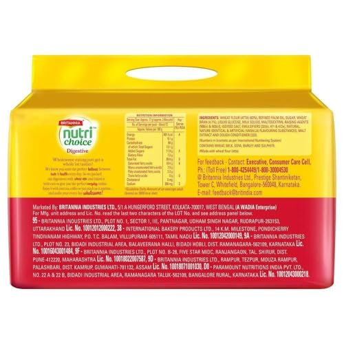 Image of Britannia Nutri Choice Digestive 1.2KG Biscuit 1200 gm Pack