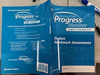 Unknown Binding Common Core Progress Monitor English Language Arts Student Benchmark Assessments Grade 2 Book