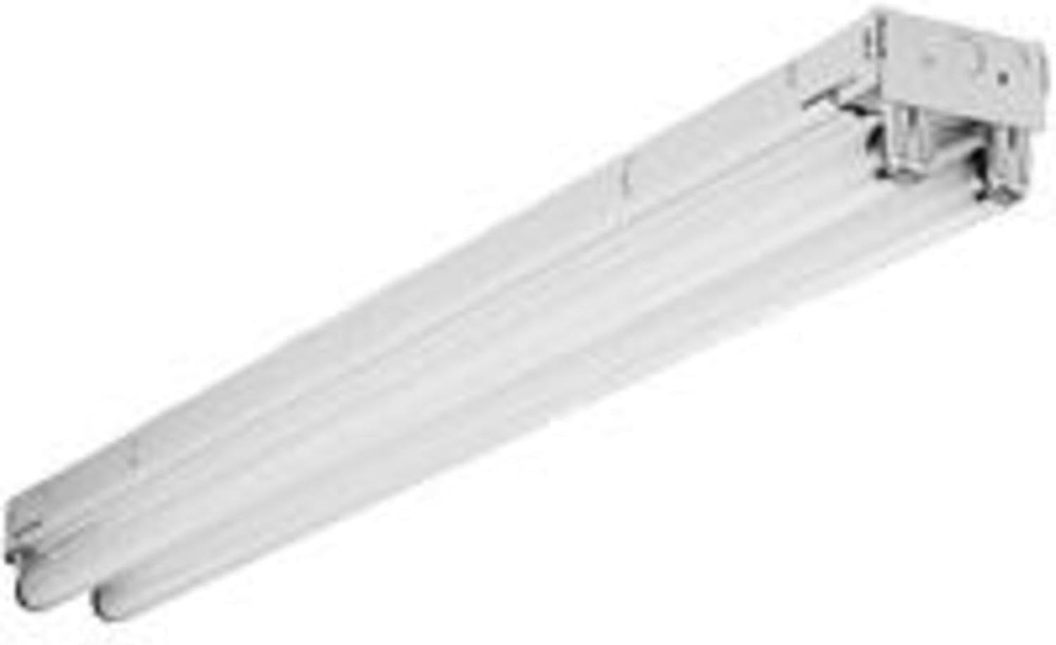 Lithonia Lighting C MVOLT GEB10IS 2-Light Gloss White Fluorescent Strip, 32 Watt