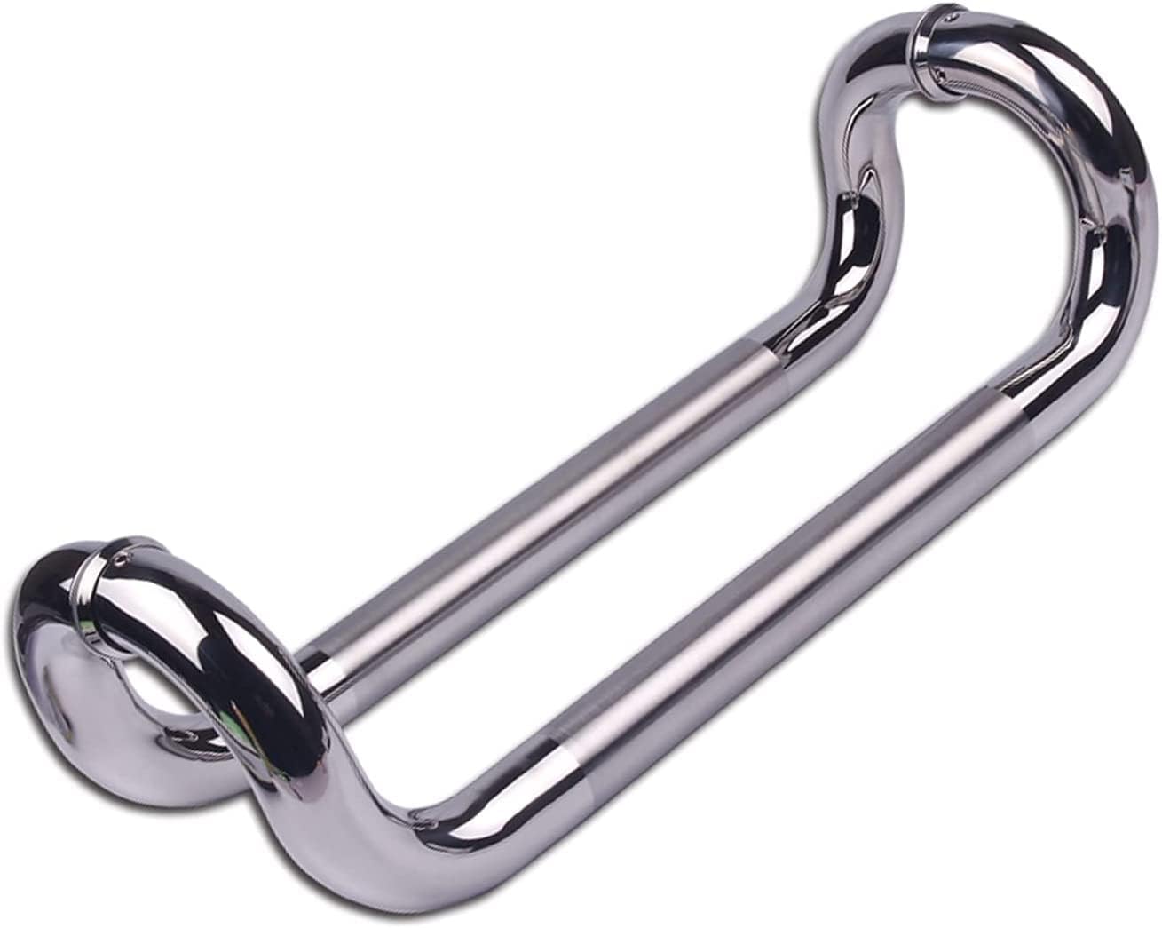 Shower Door Handle 2 Pack Full Polished Finish Push Pull Glass Door