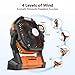 Portable Fan Rechargeable, Cordless Battery Powered Fan with LED Lantern, Small Table Fan, USB Battery Operated Fans for Travel Bedroom Home Camping Tent Office Beach Desk Picnic Barbecue Fishing