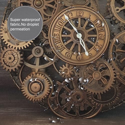 Rideau de douche steampunk imperméable et épais 182,9 cm