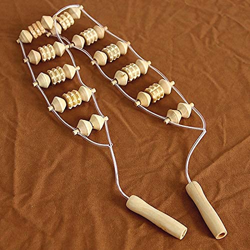 Fannuoyi Wood Therapy Massage Tools, Trigger Point Self Massager, Full Body Muscle Pain Relief, Back Massage Tool For Muscle Relief #TOP6