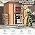 WACASA Storage Shed 5.3X3.2 FT, Outdoor Storage Shed Waterproof with Sloped Roof & Double Lockable Doors,Small Metal Sheds & Outdoor Storage with Vents, Garden Tool Shed for Bike,Toy,Lawnmower (Brown)