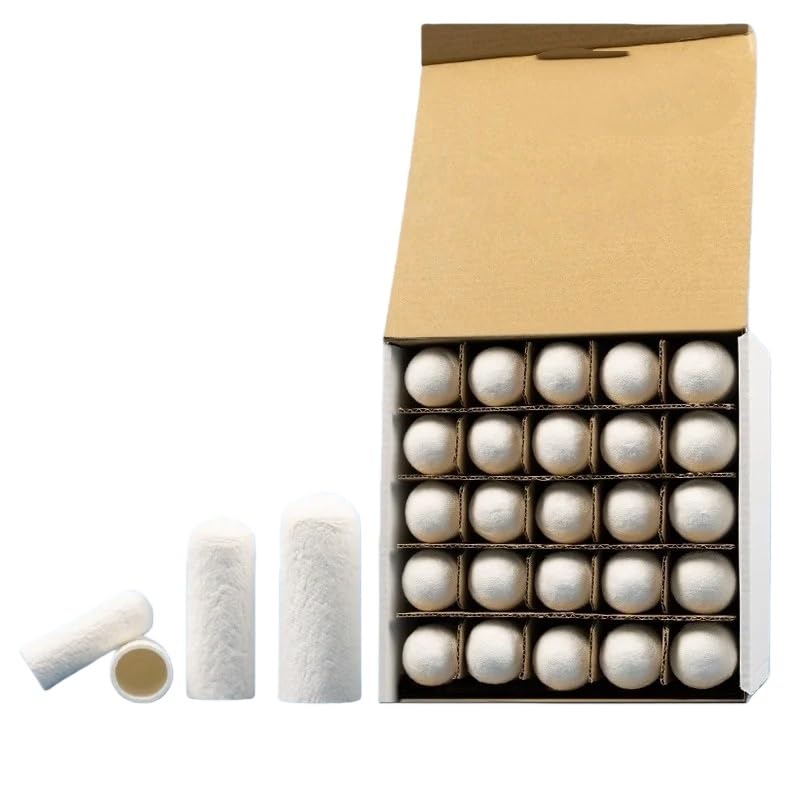 Cellulose Filter Paper Thimble Extractor Cartridge 25pcs Extraction Sleeve Soxhlet Extractor Multiple Cylinder Specifications(19x90)