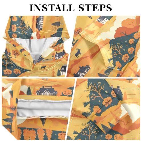 KLL Wild West Western Scotland Toddlers and Girls' Sweatshirt Crewneck Pullover Hoodie Kangaroo Pocket3