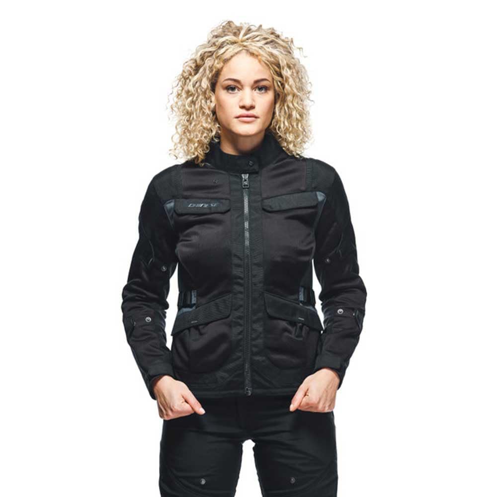 Dainese Women's Black/Black/Ebony - Desert Tex - Jackets - 44