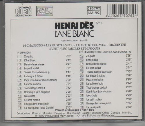 L'Ane Blanc Vol.4 [Audio CD]