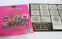 Fabulous Florals Coloring Book - Timeless Creations + Coloring Calendar 2017 - Adult Coloring B06Y5PHBNQ Book Cover