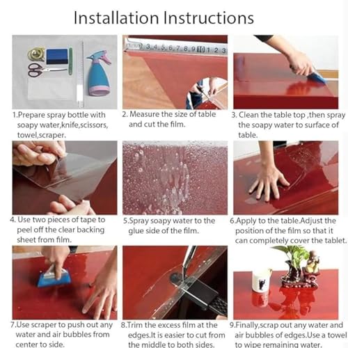 Image of VOLITO Self Adhesive Marble Wallpaper Kitchen Wallpaper Oil Proof & Waterproof Wallpaper for Cabinet Makeover, Almirah, Plastic & Tabletop, Wardrobe (60x200cm) (V-Transprent)