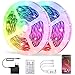 10M Ruban LED Bleutooth,Bande LED 5050 RGB Contrôlé par APP du Smartphone, Synchroniser avec Rythme de Musique de Minuterie, décoration de lumières de musique pour chambre à coucher, fête