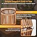 Uspring 2 Pack 3-in-1 Solar Lanterns Outdoor Waterproof Rattan Woven Hanging Solar Lights for Outside with Bright Lamp & LED Bead & 4 Handles, Garden Gifts Decor for Women Mom Patio Yard Porch