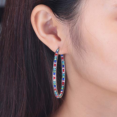 Cinily FH8954 Ladies Earring Hoops Stainless Steel Hoop Earrings thumb #2