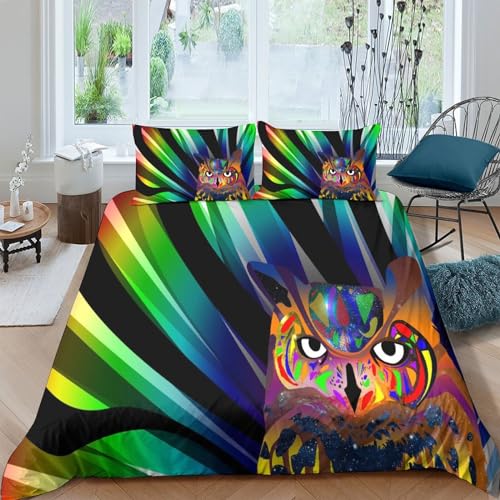 Housse de couette 3 pièces 200x200 avec taies parure de lit dessin animé - 2
