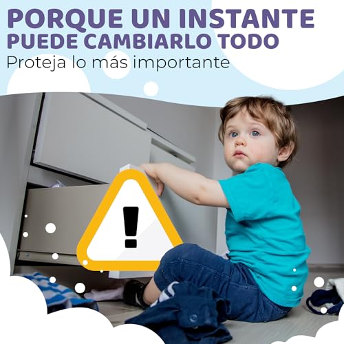 Miniatura 3 de Wunderhippo 12 Seguros Para Bebés 3 Llaves Cierre Magnético Invisible Para Armarios Y Cajones Bloqueo De Seguridad Infantil Con Cerradura Magnética Imanes Adhesivos Para Muebles