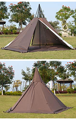 Carpa Tipi para 3 Personas con Estufa y 2 Puertas miniatura 3