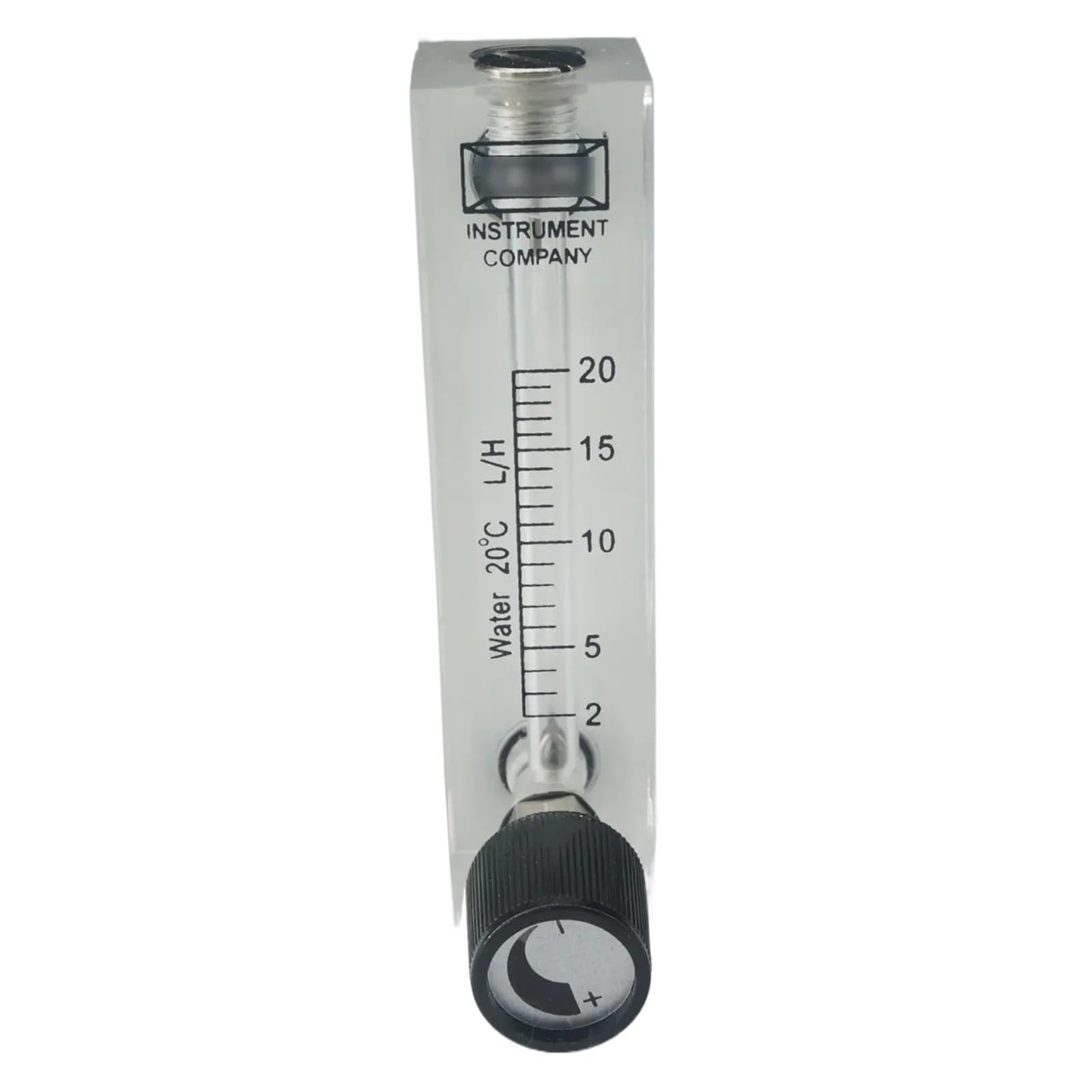 Przepływomierz panelowy z wodą, 2-20 l/h 4-40 l/h 6-60L/h 10-100L/h LZM-6T M18 męski G1/4 "żeński, rotametr z zaworem ciśnieniowym 0,1mpa(0-0,3 L Per Min)