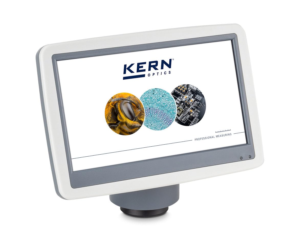 KERN & SOHN Durchlichtmikroskop KERN OBT 231 – inkl. Display (Abmessungen 182 × 195 × 360 mm, Standard-Objektive 4x, 10x, 40x, 100x) OBT 231