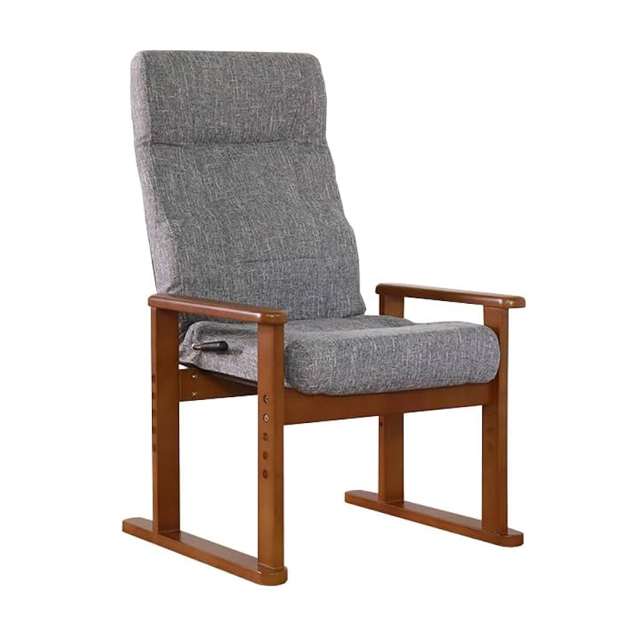 Amazon｜平インテリア産業 8段階リクライニング 高座椅子 グレー