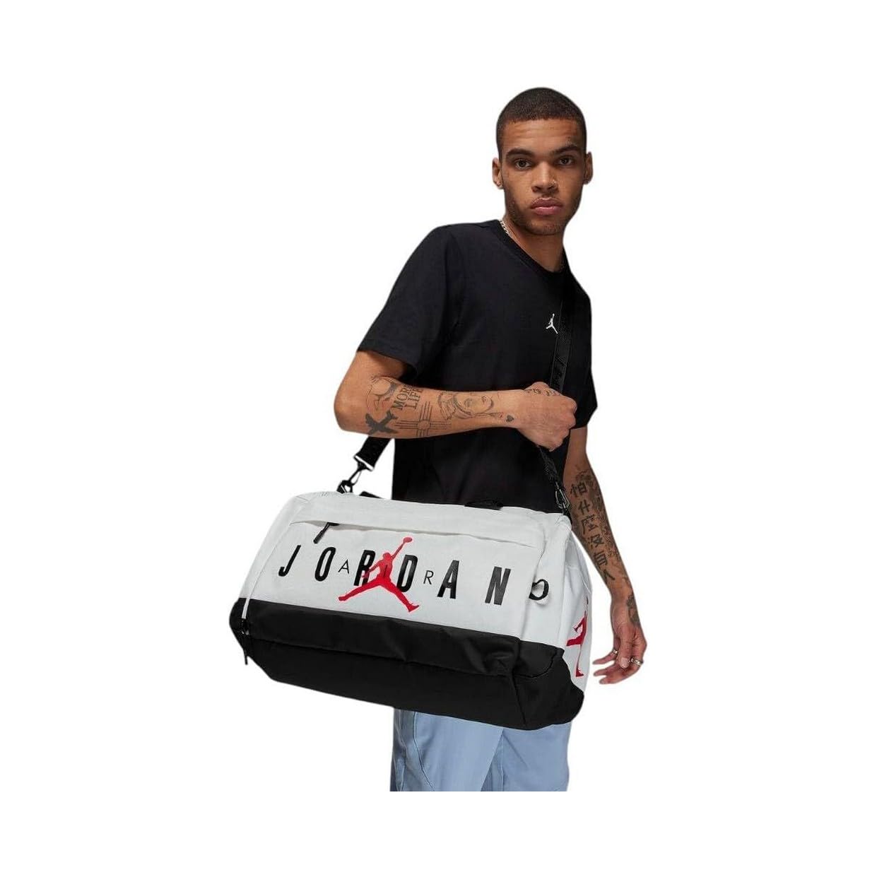 Jordan Herren Jam Velocity 46L Duffel, White, S