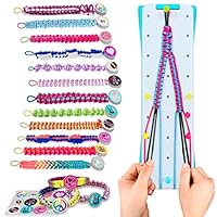 VERTOY Friendship Bracelet Making Kit for Girls - Cool Arts and Crafts Toys for 6 7 8 9 10 11 12 Years Old, Bracelet String and Rewarding Activity, Best Birthday Gifts for Teen Girls