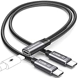 KiWiBiRD USB C Splitter Doppelstecker 1 zu 2, Typ C Y Kabel Verteiler zum Laden Dual USB C Port Adapter Ladekabel, Kompatibel mit iPhone 17 Air Pro Max 16 15 Plus Pro Max Galaxy S25 S24 Android Handy
