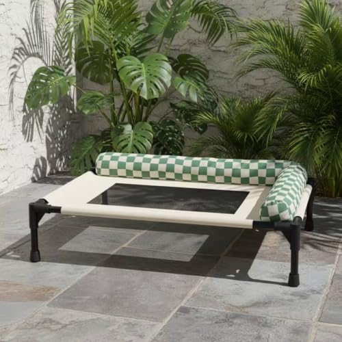 Lit surélevé pour chien M et chat niche confortable extérieur - 5