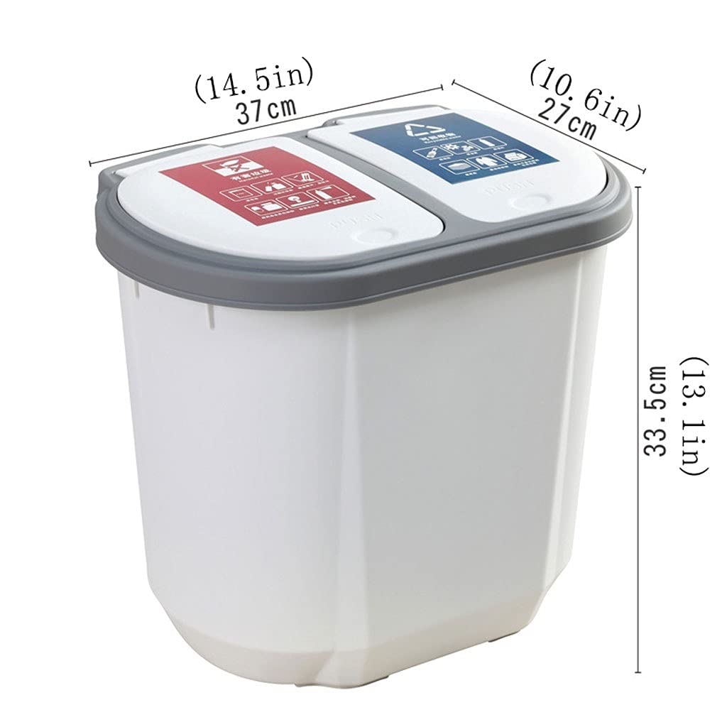 Cubos de basura de interior Clasificación de la prensa doméstica Clasificación de la papelera Combinación de reciclaje Papelera de reciclaje PUEDE LA COCINA DE COCINA DE COCINA DE COCINA DE COCINA DE