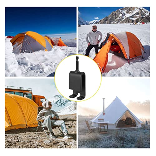 Universal Ice Anchor Power Drill Adapter, Ice Fishing Accessories Make Set Up Ice Fishing Shelters Quick and Easy, Ice Stake Drill Adapter for Outdoor Night Fishing Wild Fishing - Image 3