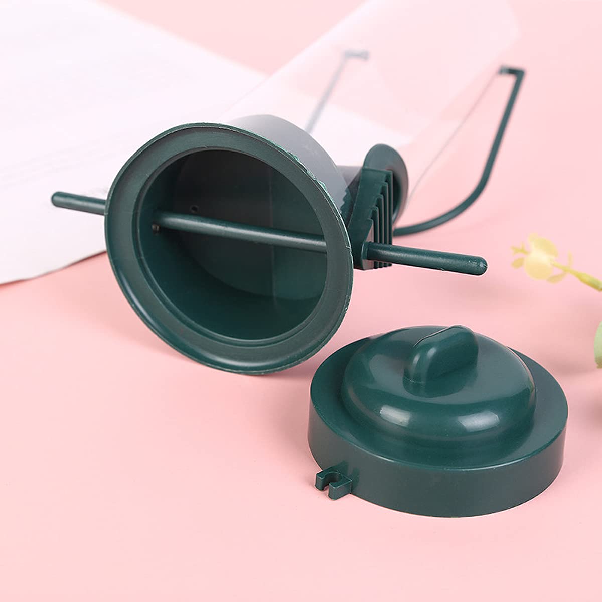 Mangiatoie Per Uccelli Selvatici - Set Di 4, Resistente Alle Intemperie, Per Giardino E Cortile - Foto 3