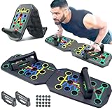 tavola per flessioni Regalami.shop tavola push up multifunzioni, board per piegamenti, attrezzatura per flessioni pieghevole con maniglie posizionabili