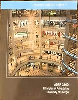CUSTOM UGA ADPR 3100 PRINCIPLES OF ADVERTSING 132335719X Book Cover