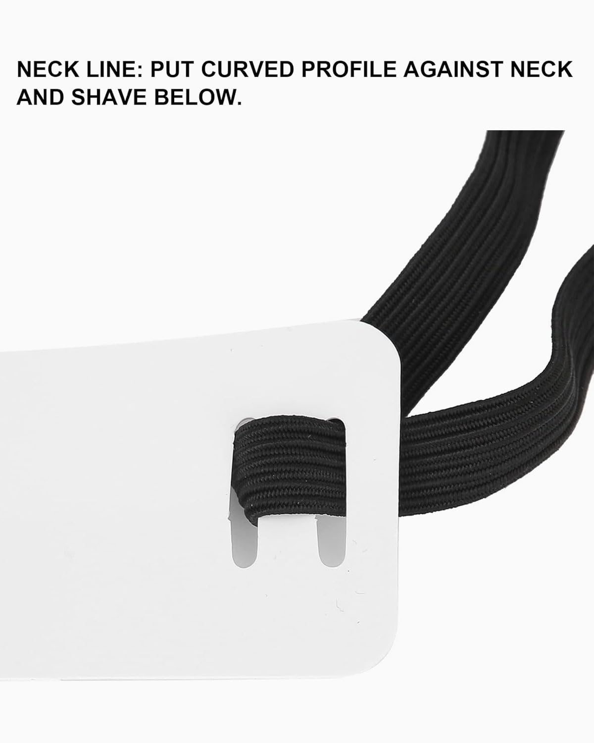 Trimmer per Barba Sagoma per Rasatura Guida per Barba Strumento per Modellare Ritaglio Flessibile Modello per Modellare la Barba Strumento per Rifinitore per Barba Baffi Linee Perfette