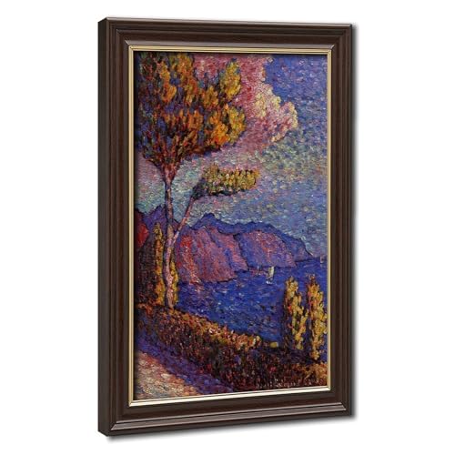 Cadre à suspendre toile Saint-Tropez Henri-Edmond tableau déco murale 20x30