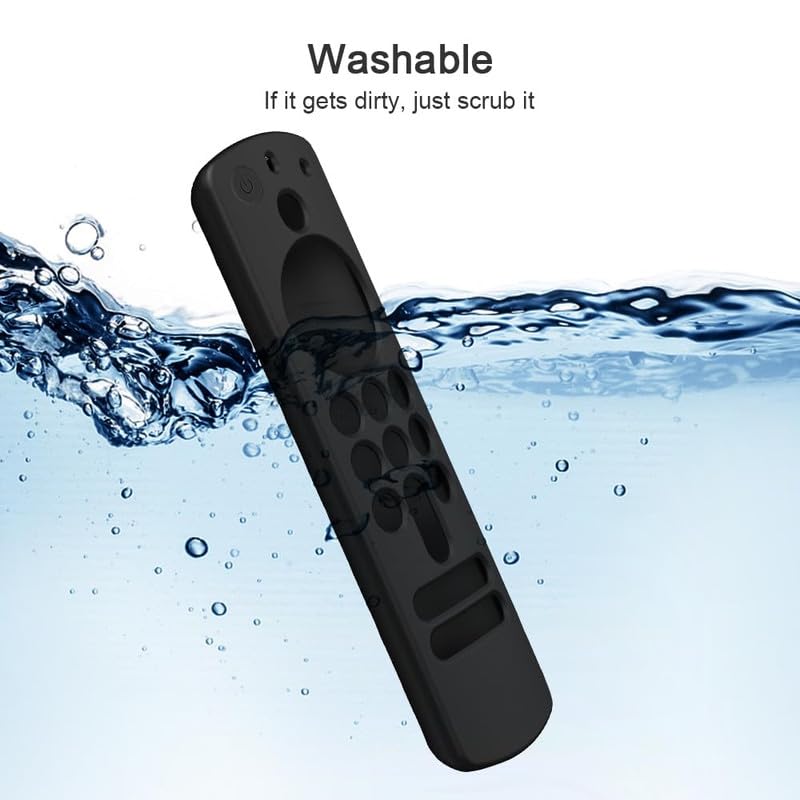 Image of Silicone Cover Compatible for Amazon Fire Tv Alexa Voice 3rd Gen Remote Cover with Lanyard [Remote NOT Included]