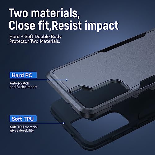Image of for Samsung Galaxy S21 Case with HD Screen Protector, Blue