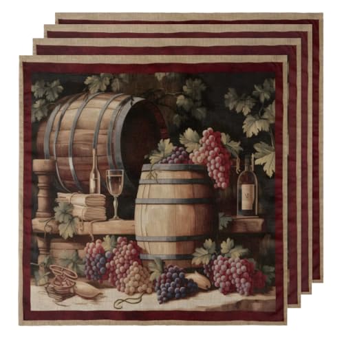 Servilletas de Tela Reutilizables 20x20 Pulgadas Pack x4 miniatura 1