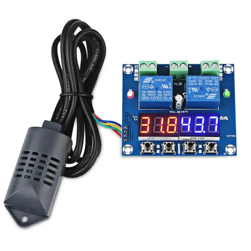 Real Instruments XH-M452 Temperature Humidity Controller module digital display word high precision double output automatic constant temperature For Incubator (B0CKJ3FSLG) Amazon Price History, Amazon Price Tracker