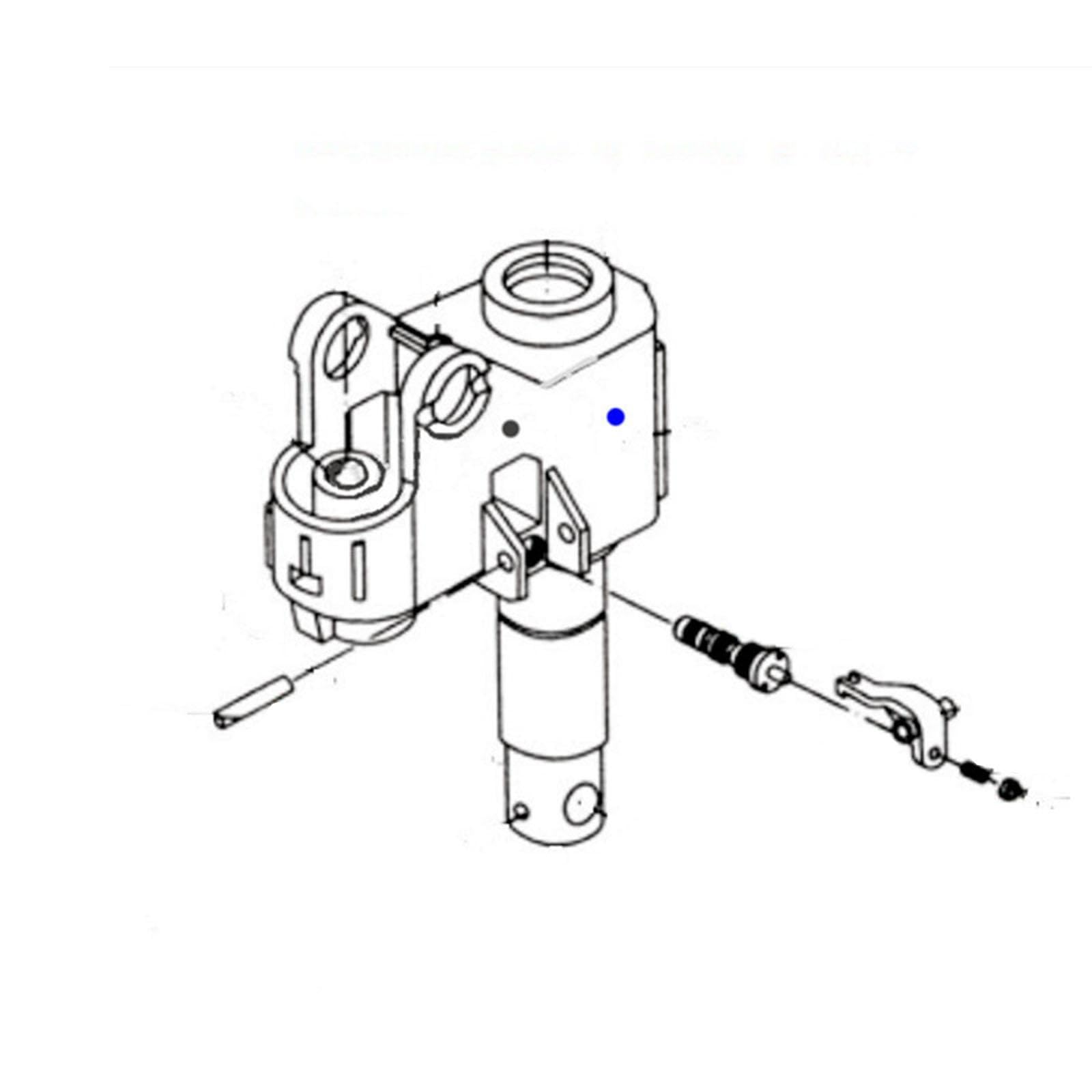 MagiDeal Raccords de chariot élévateur à main hydraulique, vanne de pompe à, contrôle du débit, accessoires de réparation du système hydraulique pour la