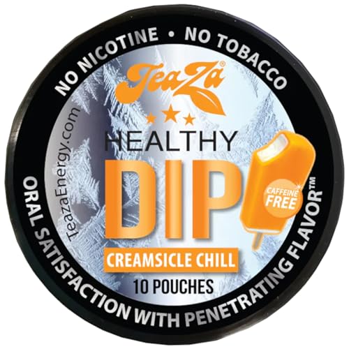 DC Crafts Nation Skin Can Cover with Teaza Herbal Energy Pouches Creamsicle 1 Can - Black